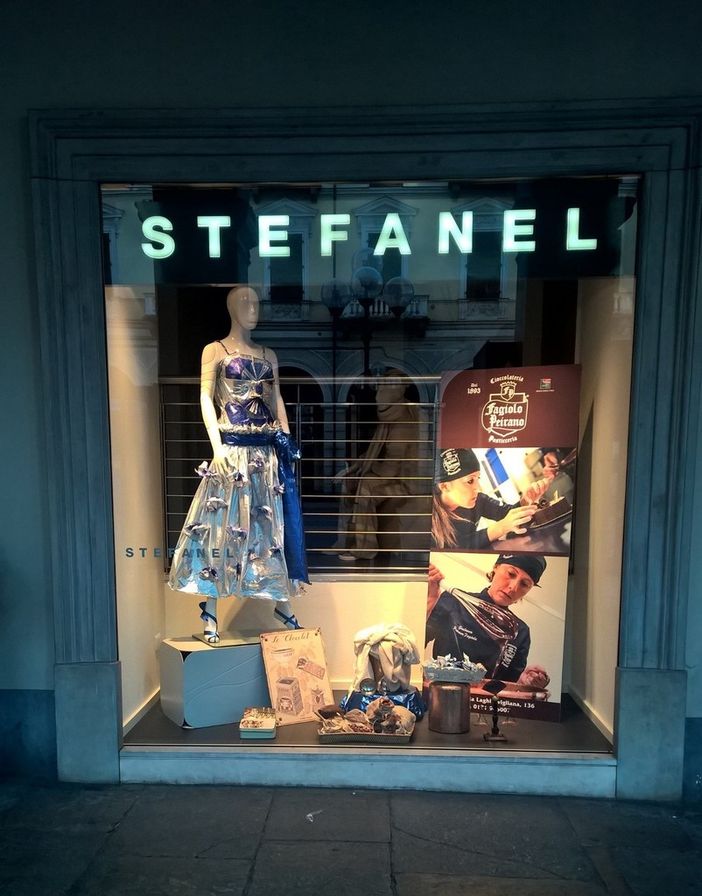 Cioccolato in vetrina e shopping: sabato il negozio Stefanel ospita la Cioccolateria Buschese Fagiolo Peirano