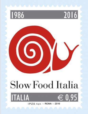 Un francobollo dedicato a Slow Food nel 30° anniversario dalla fondazione