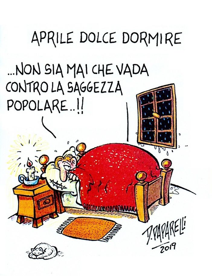Aprile dolce dormire... nella versione di Danilo Paparelli