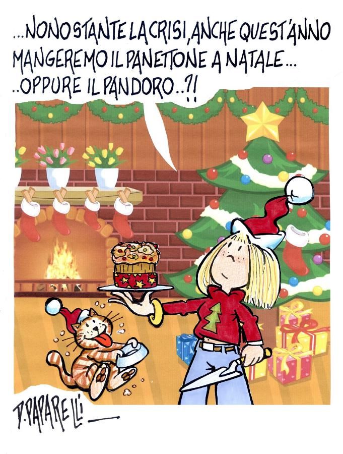 Auguri di un dolce Natale a tutti, sta però a voi scegliere se sia panettone o pandoro