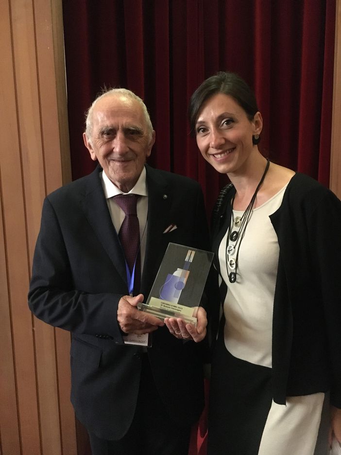 Roxana Marcosanu con Romolo Garavagno