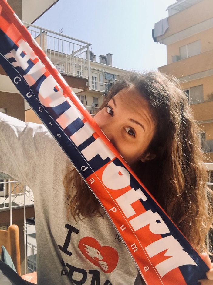 Il selfie "casalingo" di Martina Bordignon Il selfie "casalingo" di Martina Bordignon