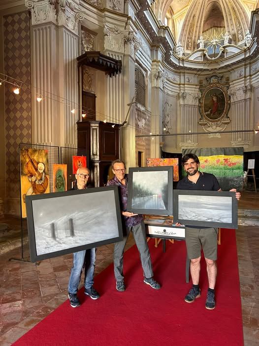 Il pittore Gianfranco Galizio dona dieci opere al Comune di Novello