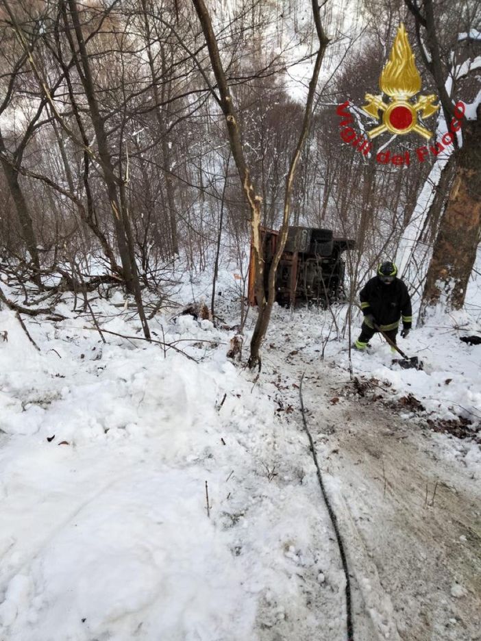 La scena dell'incidente