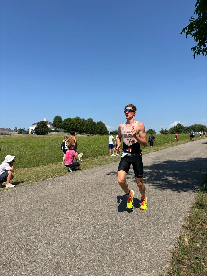 Tommaso Sommariva durante una gara