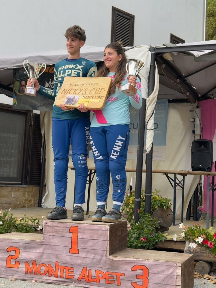 I due vincitori sul podio