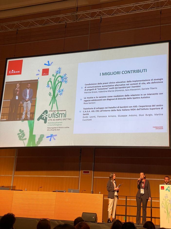 Asl Cn1: le buone prassi del Centro Autismo premiate a convegno internazionale Asl Cn1: le buone prassi del Centro Autismo premiate a convegno internazionale