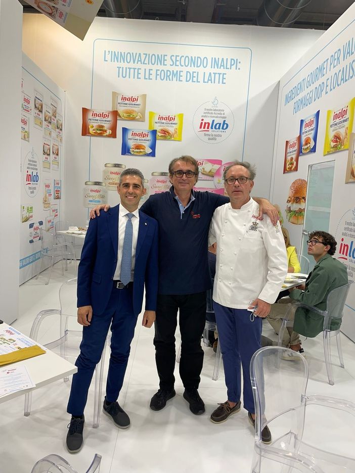 Federico Pizzarotti Sindaco di Parma - Ambrogio Invernizzi Presidente Inalpi SpA - Gian Piero Vivalda Antica Corona Reale