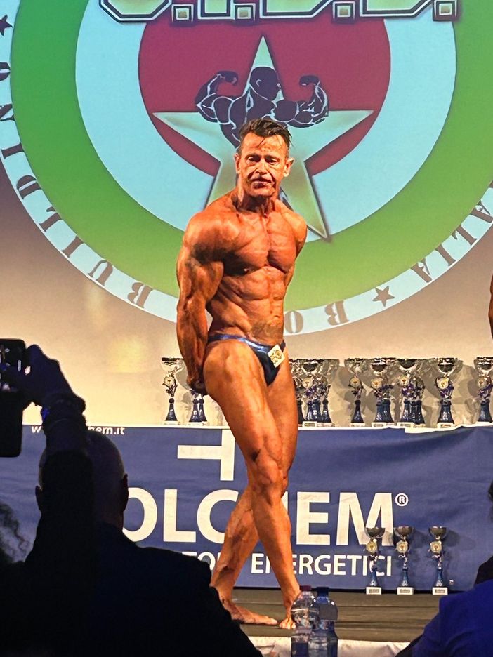 Il saluzzese body builder Diego Ferrero alla Coppa delle Alpi organizzato dalla federazione C.I.B.B