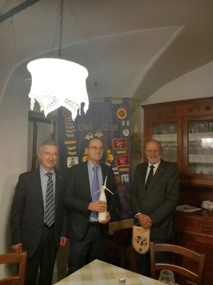 Acqua San Bernardo protagonista della conviviale del Lions Club Carrù-Dogliani