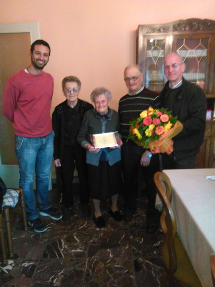 Dogliani: centenaria Rolfo Caterina Dogliani: centenaria Rolfo Caterina