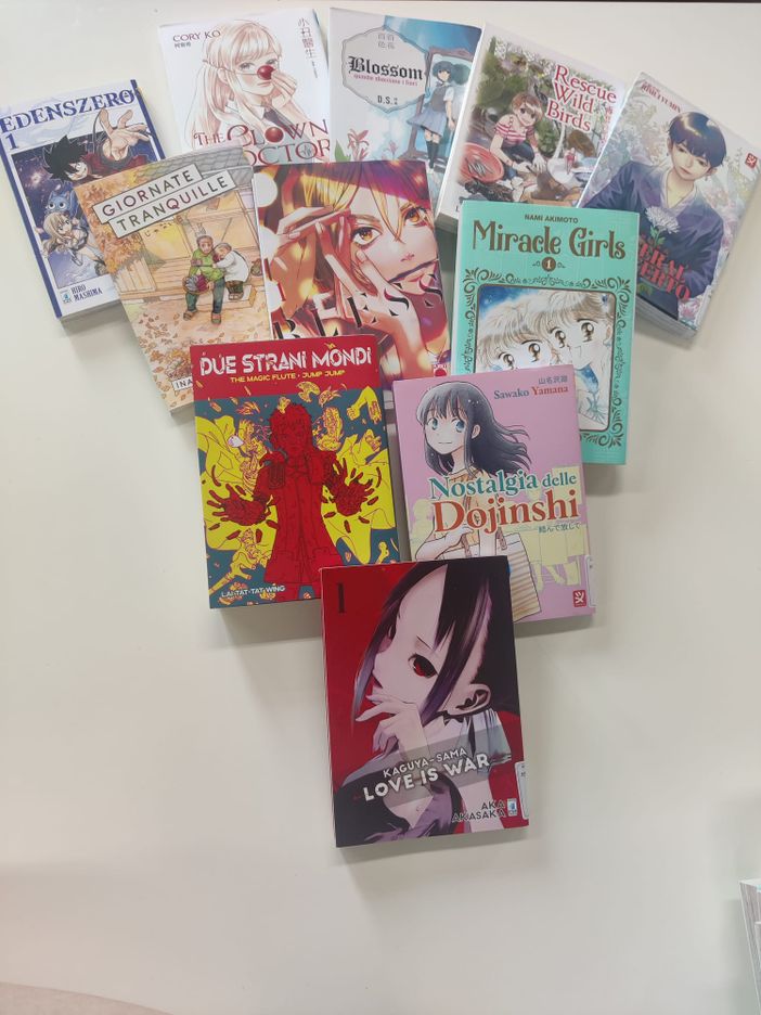 Nuovi arrivi nella sezione manga della Biblioteca civica di Bra Nuovi arrivi nella sezione manga della Biblioteca civica di Bra