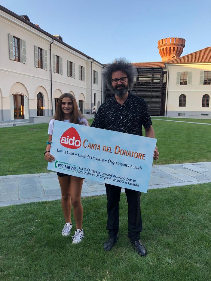 Il cantautore Simone Cristicchi testimonial di AIDO