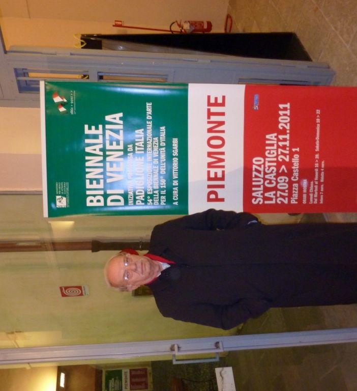 Sergio Anelli, organizzatore del Padiglione Italia della Biennale di Venezia a Saluzzo