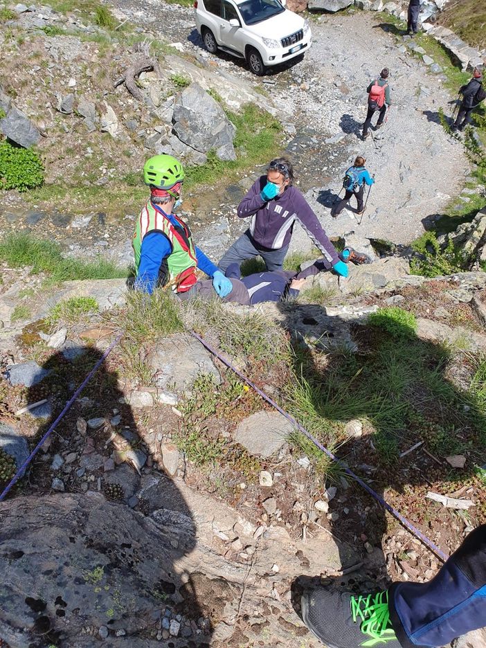 Le foto dell'intervento al Valasco Le foto dell'intervento al Valasco