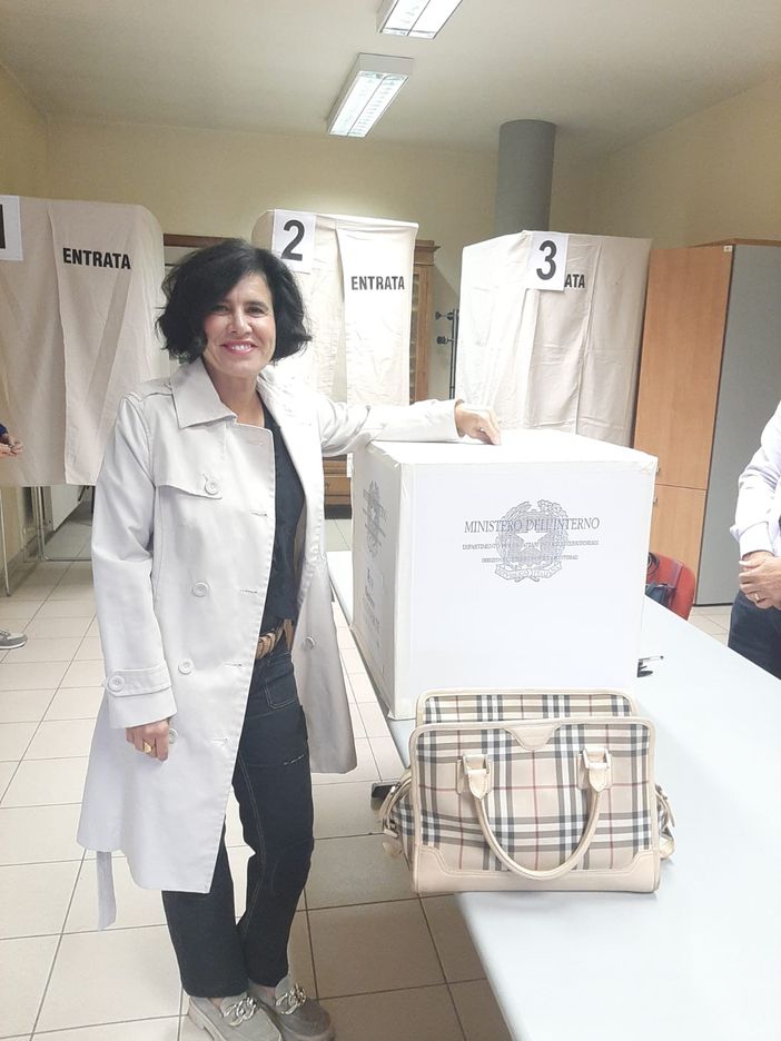 Elezioni, ha votato Marta Giovannini, candidata alla Camera per Azione-Italia Viva