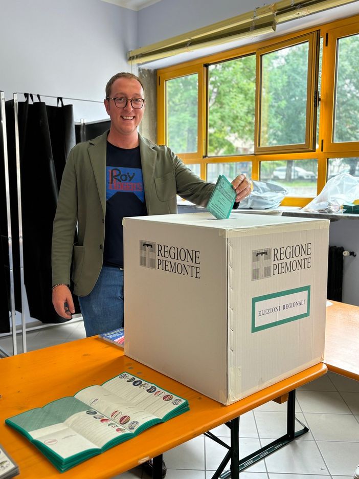 Matteo Gagliasso (Lega) ha votato a Savigliano
