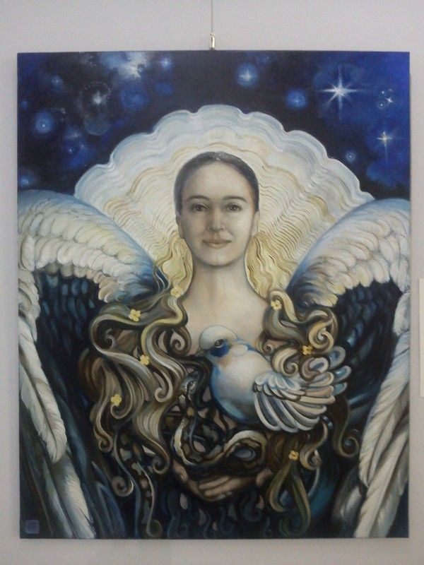 Saluzzo: la figura ieratica che esprime la pace interiore