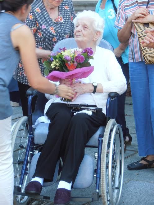 Pierina Losano, in una foto dello scorso anno