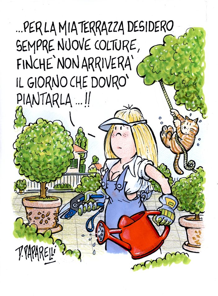 Controcopertina: un giardino sul balcone