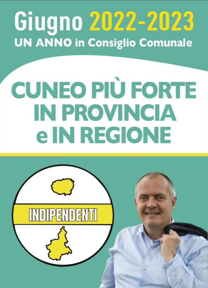 Il simbolo degli Indipendenti nel manifesto elettorale