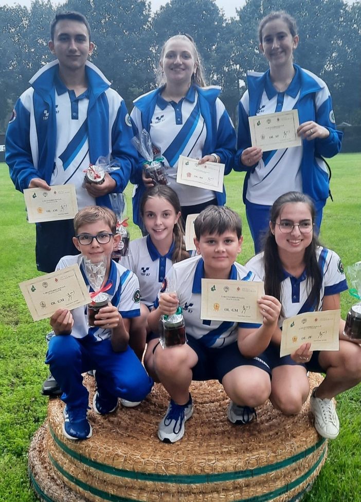 Tiro con l'arco: Arclub Fossano a Venaria Reale, tutti sul podio