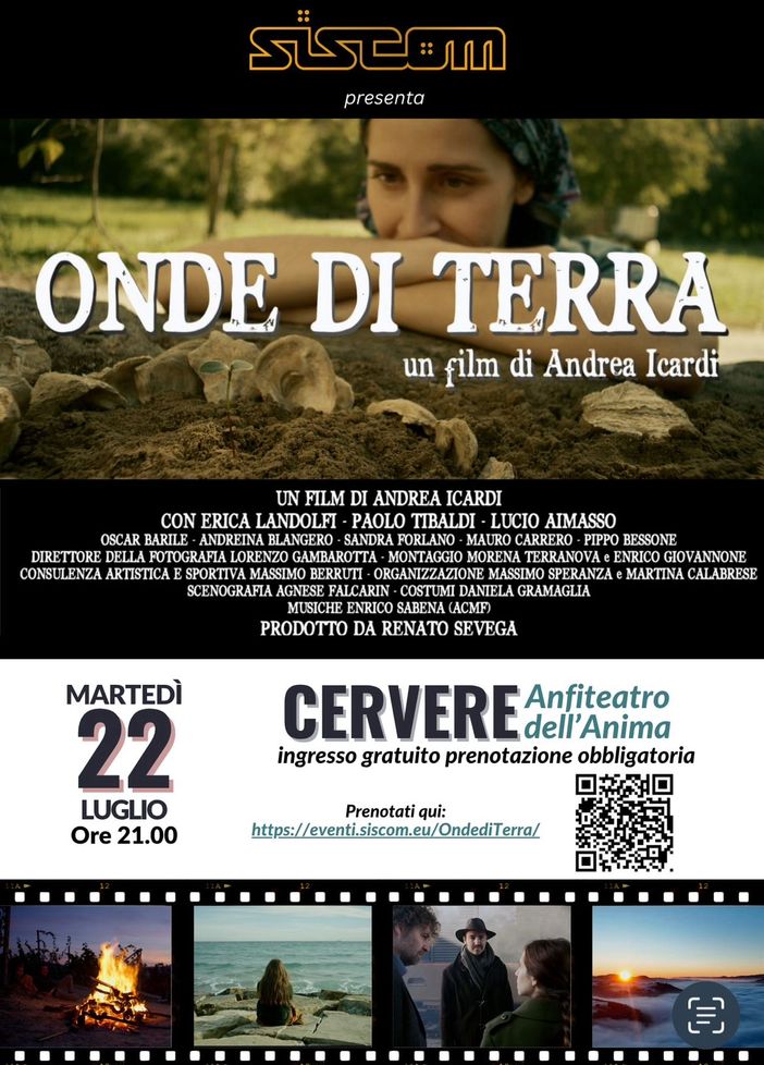 Evento imperdibile a Cervere: il film “Onde di Terra” in proiezione gratuita all’Anfiteatro dell’Anima