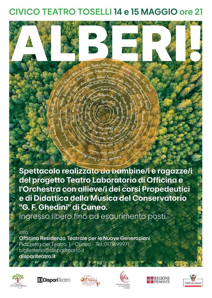 Al Toselli lo spettacolo Alberi, che vede insieme il melarancio e il Conservatorio Ghedini