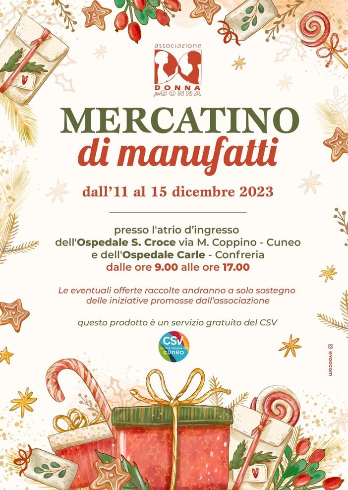 Cuneo, punti di Solidarietà di "Donna per Donna" all'ospedale S. Croce e Carle Cuneo, punti di Solidarietà di "Donna per Donna" all'ospedale S. Croce e Carle