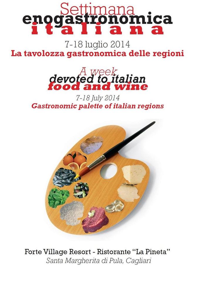 Tutto pronto per la Settimana Enogastronomica Italiana del Forte Village Resort di Santa Margherita di Pula (Cagliari)