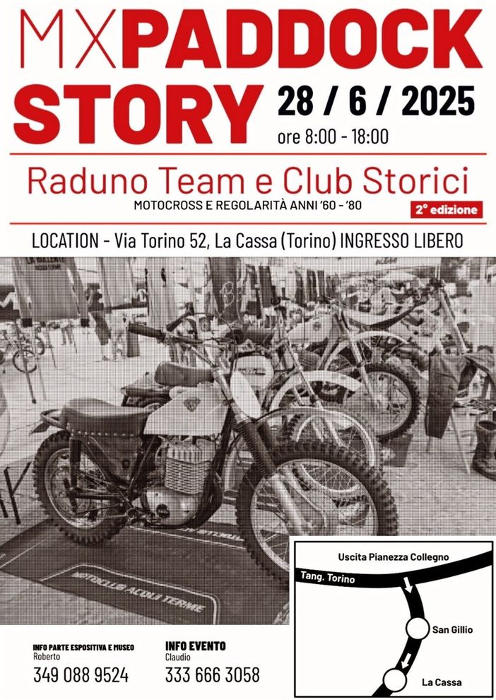 Il 28 giugno torna a La Cassa il MX Paddock Story Il 28 giugno torna a La Cassa il MX Paddock Story