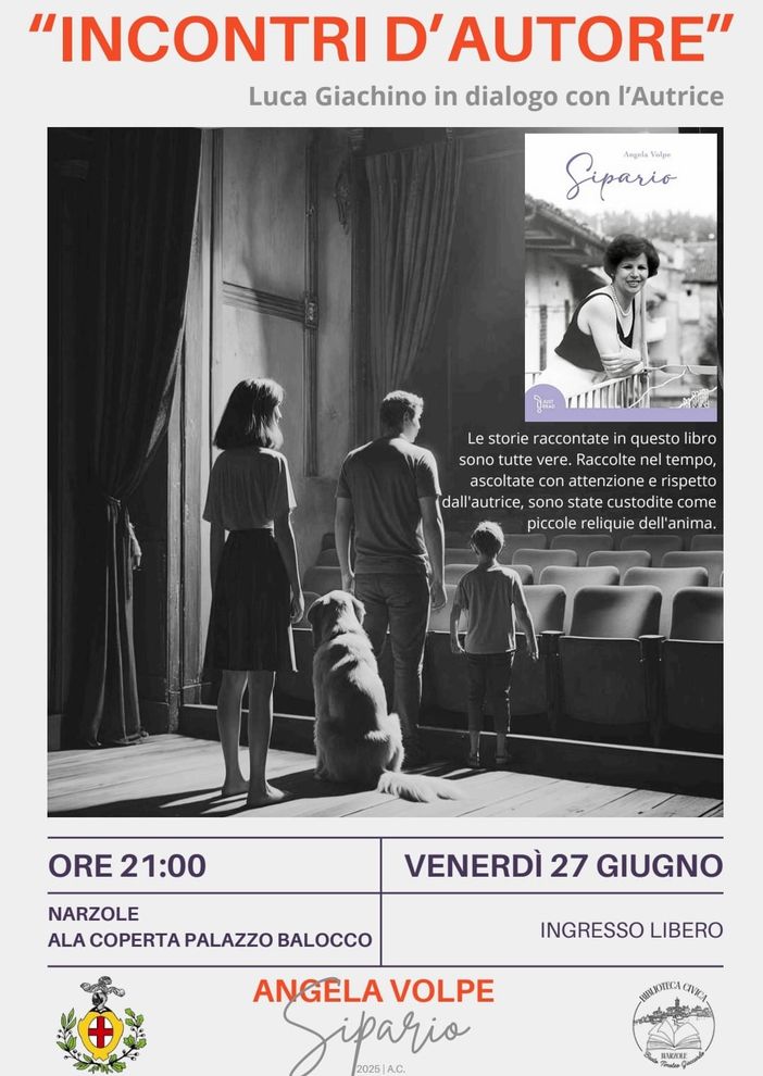 È uscito "Sipario", il secondo libro di Angela Volpe