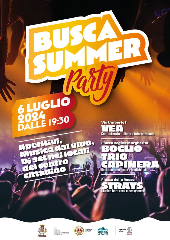 A Busca oò 6 luglio torna il Summer Party