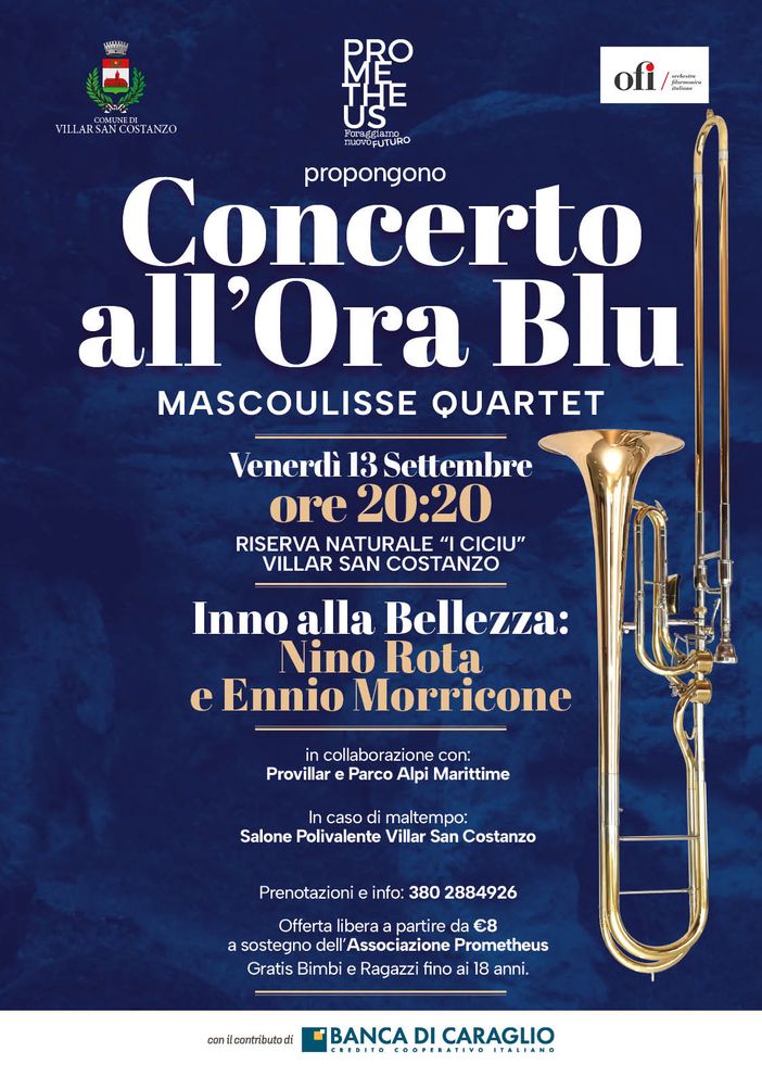 L’associazione Prometheus aps affiliata ACLI propone "CONCERTO ALL’ORA BLU" L’associazione Prometheus aps affiliata ACLI propone "CONCERTO ALL’ORA BLU"
