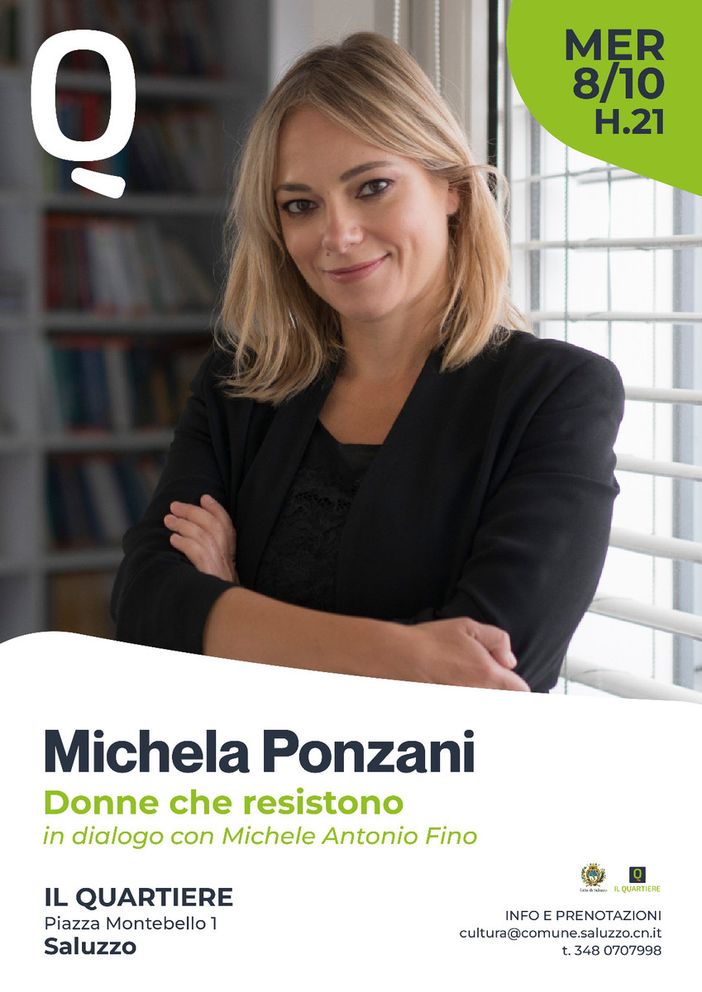 La giornalista Michela Ponzani ospite di "Trame di Quartiere" a Saluzzo La giornalista Michela Ponzani ospite di "Trame di Quartiere" a Saluzzo