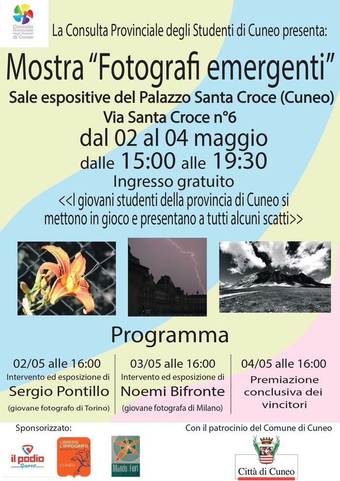 Cuneo, a Palazzo Santa Croce la mostra “Fotografi Emergenti”