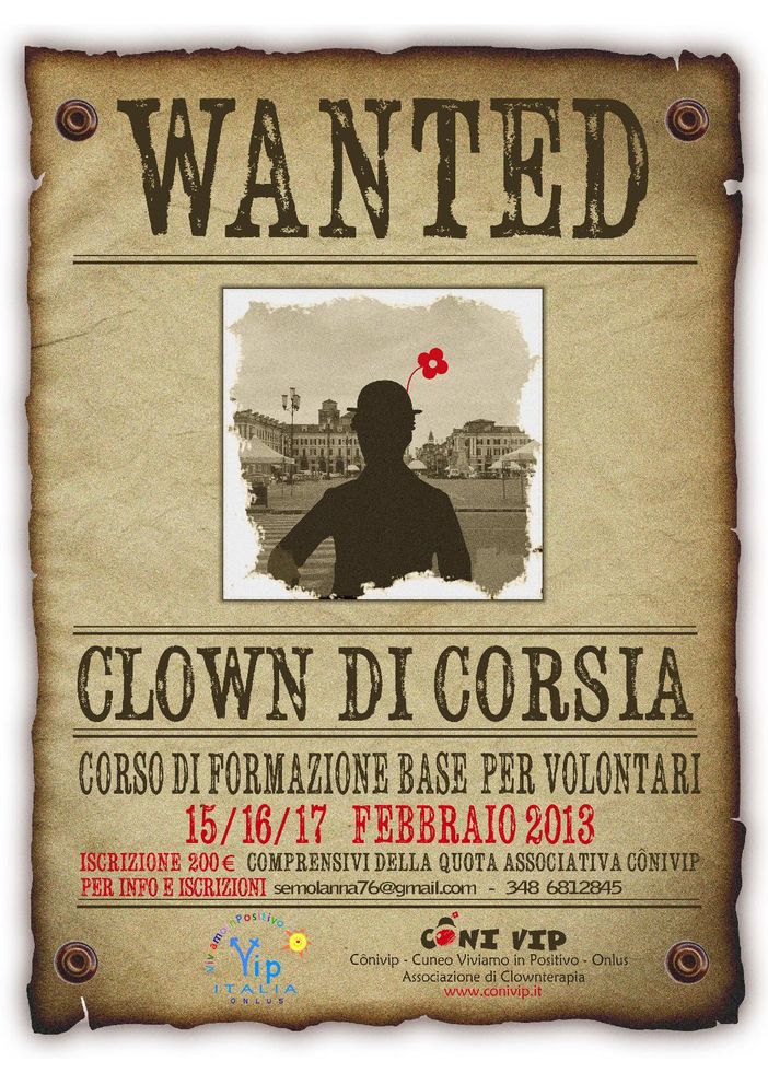 Wanted: la Cônivip è in cerca di nuovi clown di corsia Wanted: la Cônivip è in cerca di nuovi clown di corsia