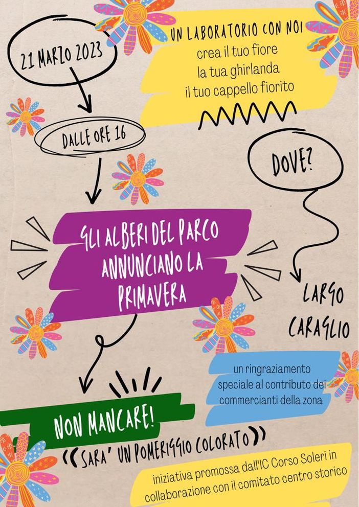 Cuneo, nel centro storico laboratori creativi per l'arrivo della primavera