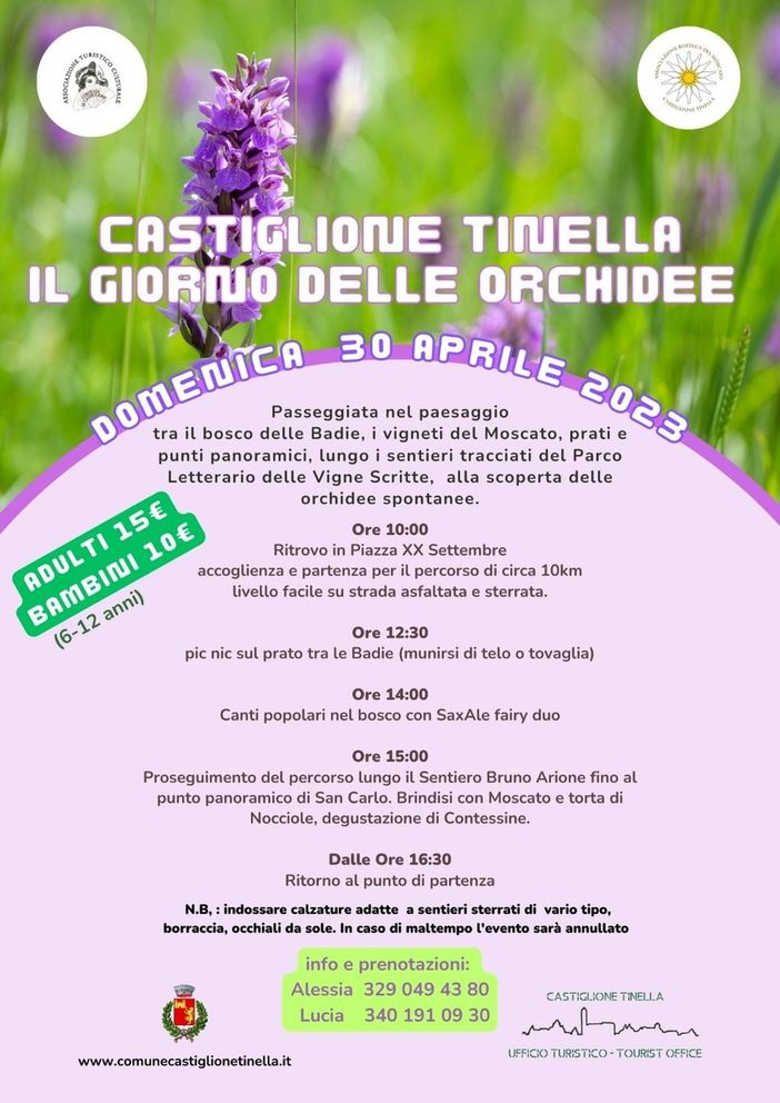 Castiglione Tinella, torna "Il giorno delle orchidee"