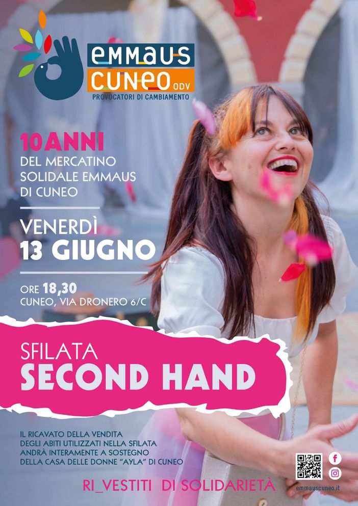 Cuneo: venerdì 13 giugno la sfilata "second hand" di Emmaus Cuneo: venerdì 13 giugno la sfilata "second hand" di Emmaus