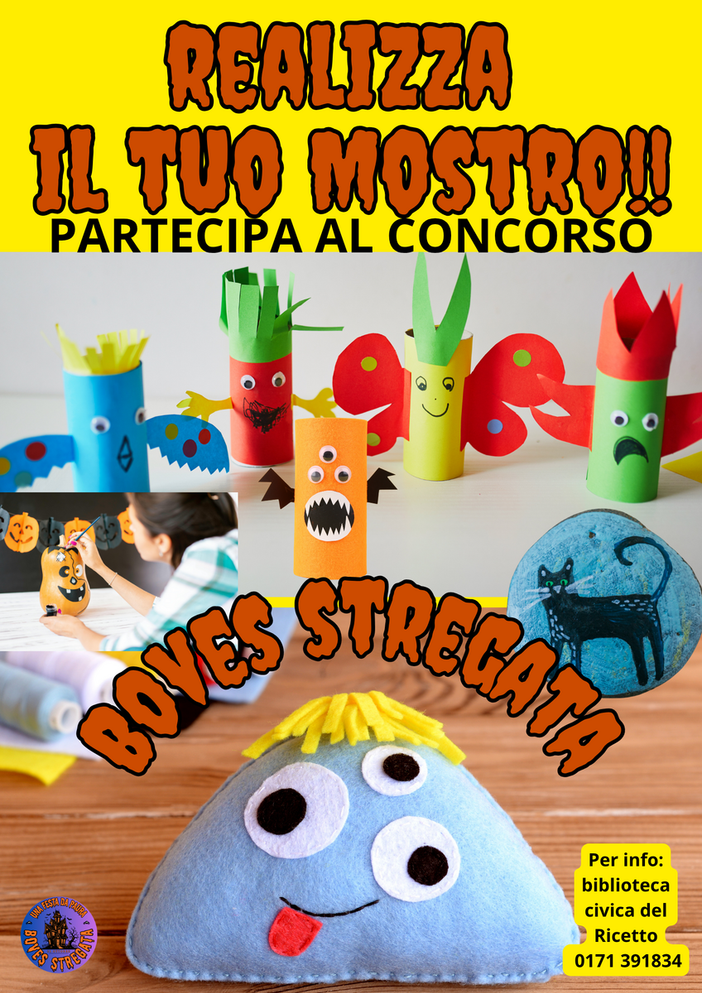 Per Boves Stregata un concorso: "Realizza il tuo mostro" Per Boves Stregata un concorso: "Realizza il tuo mostro"