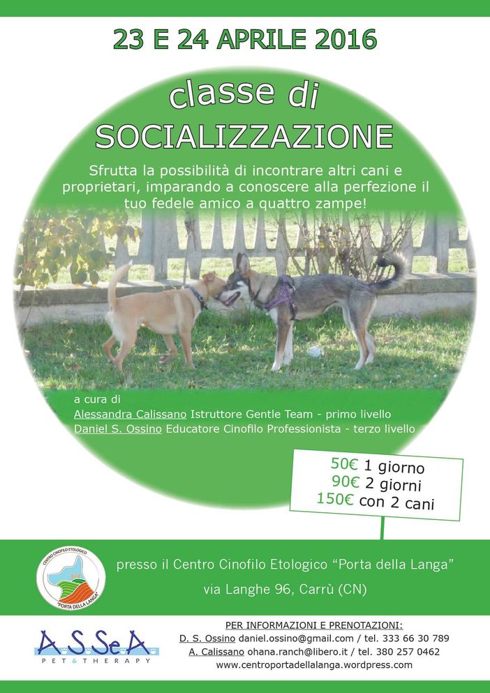 Come comunica il tuo cane? Scoprilo il 23 e 24 aprile