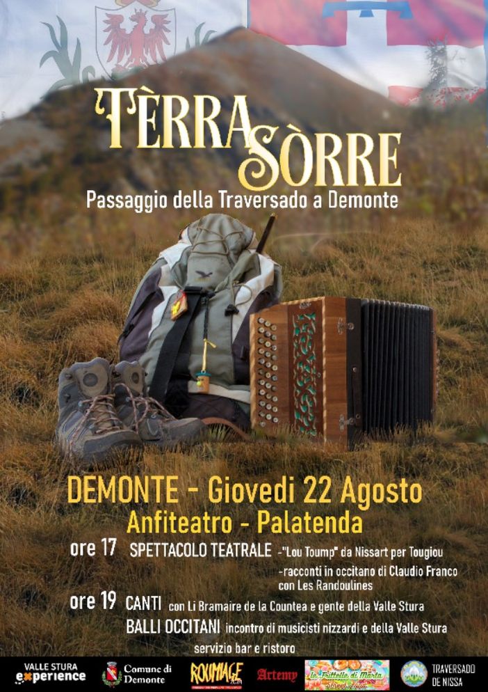 Tèrra Sòrre: la Traversado fa tappa a Demonte Tèrra Sòrre: la Traversado fa tappa a Demonte