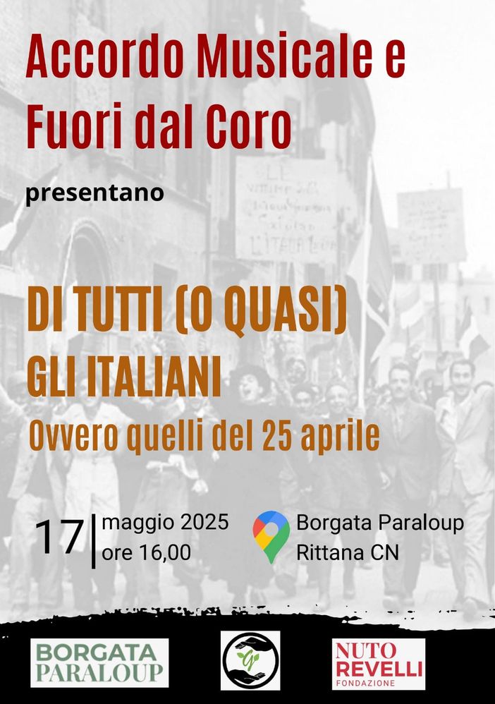 Spettacolo musicale nella Borgata di Paraloup a Rittana Spettacolo musicale nella Borgata di Paraloup a Rittana