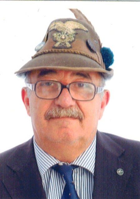 Il presidente del Comitato Ana Mario Leone