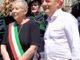 La sindaca di Cuneo, Patrizia Manassero, con il suo vice, Luca Serale