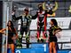 Stefano Boselli, a sinistra, sul podio romano