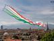 Frecce tricolori sul cielo di Torino (foto di Valerio Minato) Frecce tricolori sul cielo di Torino (foto di Valerio Minato)