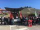 Una protesta sindacale alla sede Giordano Vini di Valle Talloria (archivio)
