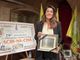 Elisa Isoardi, premiata ieri sera a Dogliani